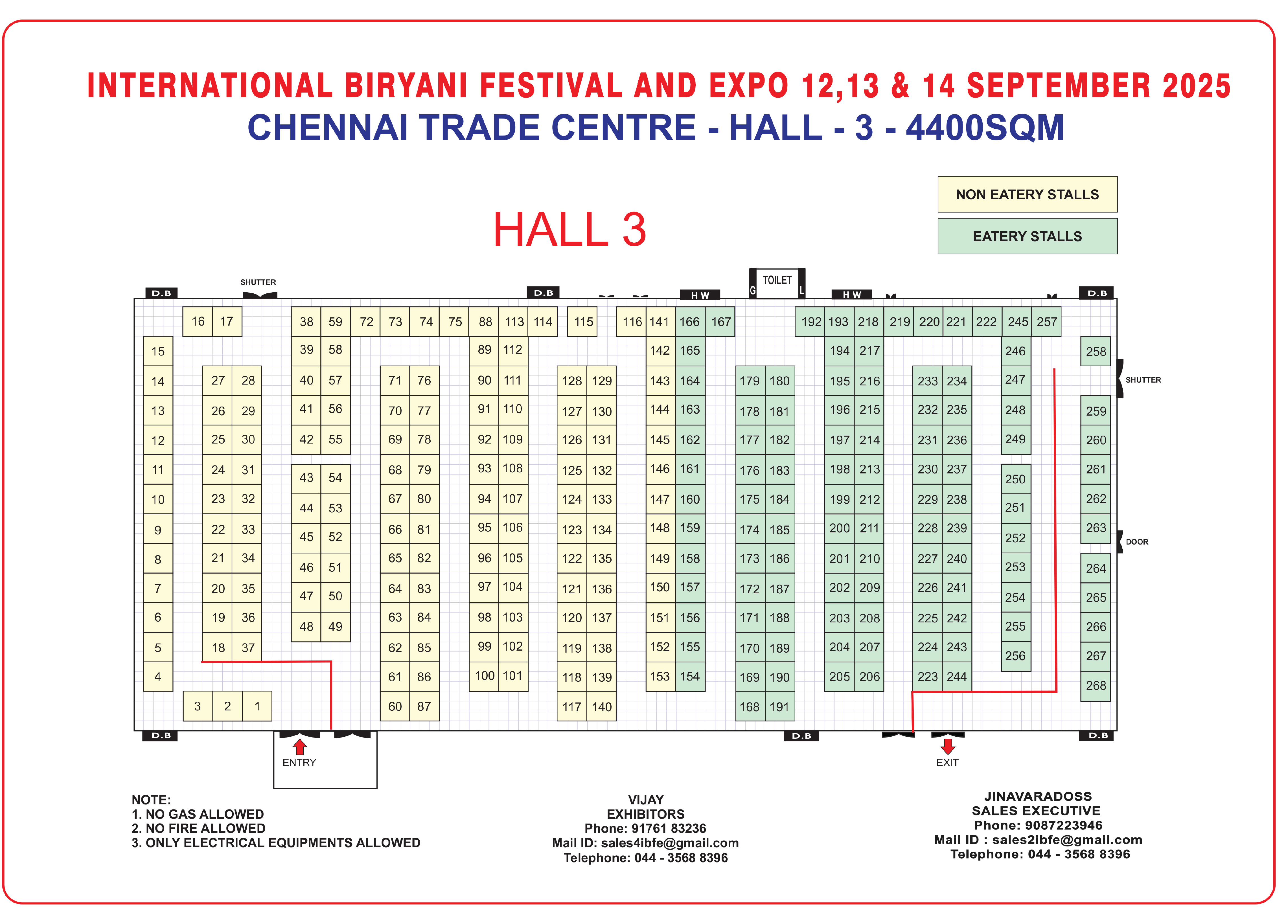 International Stall Layout 3